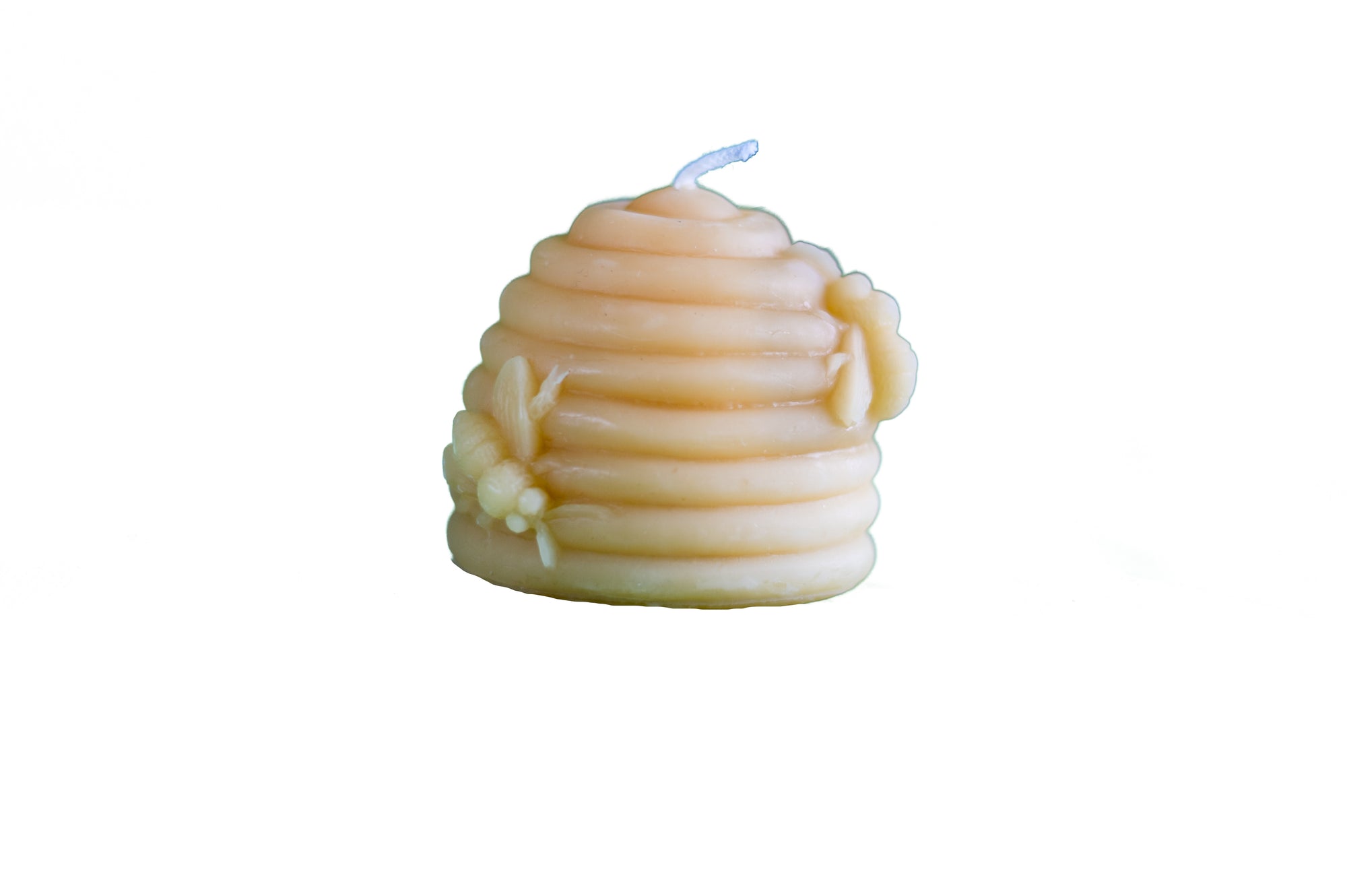 Small Beeswax Beehive Candle